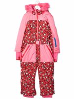 Marc Jacobs Kids combinaison de ski à empiècements contrastants - Rouge - thumbnail