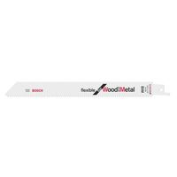 Bosch Accessories 2608656636 Reciprozaagblad S 1022 HF, Flexible for Wood and Metal Zaagbladlengte 200 mm 100 stuk(s)