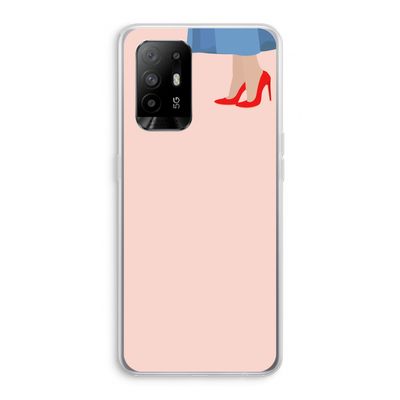 High heels: Oppo A95 5G Transparant Hoesje