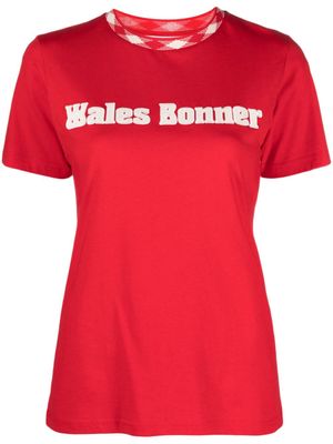 Wales Bonner x Sorbonne t-shirt en coton biologique - Rouge
