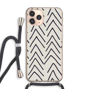 Marrakech Arrows: iPhone 11 Pro Max Transparant Hoesje met koord