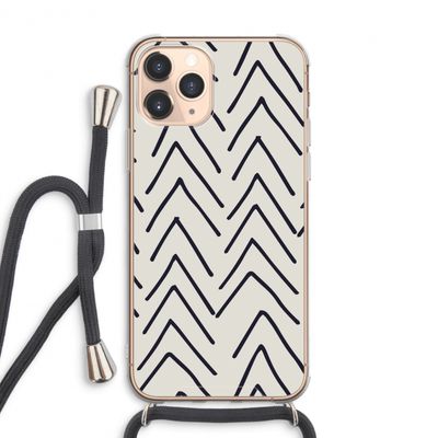 Marrakech Arrows: iPhone 11 Pro Max Transparant Hoesje met koord