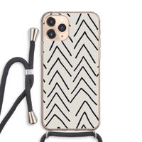 Marrakech Arrows: iPhone 11 Pro Max Transparant Hoesje met koord