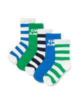 HEMA Kindersokken ciao amici - 5 paar groen (groen)
