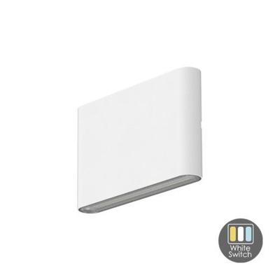 LED Wandlamp Callisto Wit - Kleur instelbaar - 6 Watt - IP65