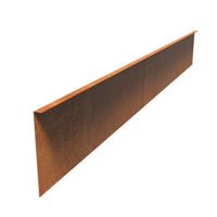 Kantopsluiting cortenstaal gezet 230x0,3x29cm. Kantopsluiting cortenstaal gezet 230x0,3x29cm.