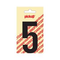 Plakcijfer Nobel 90 mm zwart 5 Pickup - Pickup