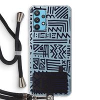 Marrakech print: Samsung Galaxy A32 4G Transparant Hoesje met koord
