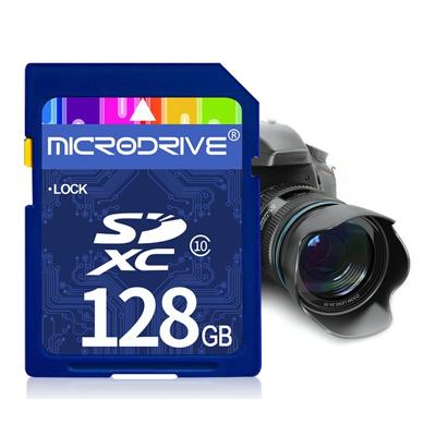 Mircodrive 128GB High Speed Class 10 SD geheugenkaart voor alle digitale apparaten met SD-kaart Slot
