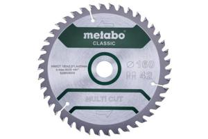 Metabo MULTI CUT CLASSIC 628658000 Cirkelzaagblad 160 x 20 x 1.4 mm Aantal tanden: 42 1 stuk(s)