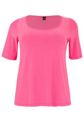 Yoek Tuniek relax circle neck | Roze | Maat 38/40