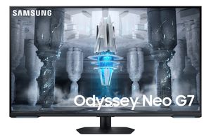 Samsung Odyssey Neo G7 S43CG700NU LED-monitor Energielabel G (A - G) 109.2 cm (43 inch) 3840 x 2160 Pixel 16:9 1 ms DisplayPort, HDMI, USB 3.2 Gen 1 (USB 3.0),