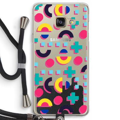 8-bit N°2: Samsung Galaxy A3 (2016) Transparant Hoesje met koord