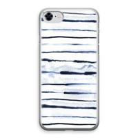 Ink Stripes: iPhone 8 Transparant Hoesje