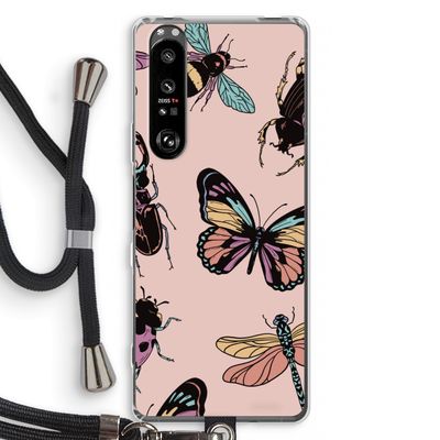 Tiny Bugs: Sony Xperia 1 III Transparant Hoesje met koord
