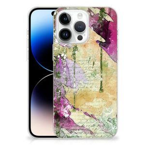 Hoesje maken iPhone 14 Pro Max Letter Painting