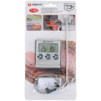 Alpina Thermometer Digitaal Met Timer 6,5x7cm - thumbnail