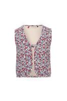 LOOXS Little Zomer gilet meisjes sweat print - AOP bloemen multi - thumbnail