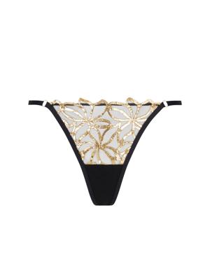 Lise Charmel Eclats d&apos; Or Mini String/ Tanga zwart/goud ACJ0929