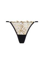Lise Charmel Eclats d' Or Mini String/ Tanga zwart/goud ACJ0929 Lise Charmel Eclats d' Or Mini String/ Tanga zwart/goud ACJ0929
