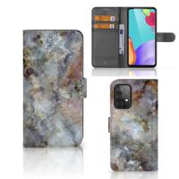 Samsung Galaxy A52 | Bookcase | Marmer Grijs