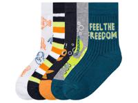 lupilu 5 paar jongens sokken (19/22, Grijs/wit/donkerblauw) - thumbnail