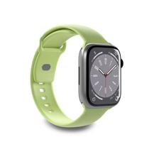 Apple Watch Series 9/8/SE (2022)/7/SE/6/5/4/3/2/1 Puro Icon Siliconen Band - 41mm/40mm/38mm - Lichtgroen - thumbnail