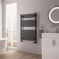 Eastbrook Biava multirail handdoekradiator 75x110cm 843W zwart mat - thumbnail