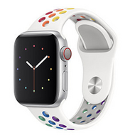 Sportbandje - Maat: M/L - Multicolor - Geschikt voor Apple Watch 38mm / 40mm / 41mm