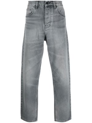 Carhartt WIP jean droit à taille basse - Gris