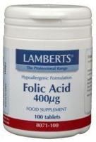 Lamberts Vitamine B11 400mcg (foliumzuur) Lamberts Vitamine B11 400mcg (foliumzuur)