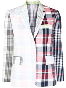 Thom Browne blazer à carreaux - Rose