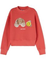 Palm Angels Kids pull à imprimé Teddy Bear - Rouge