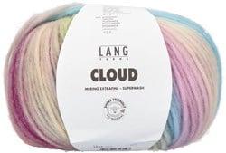 Lang Yarns Cloud 009 Lila/Groen/Blauw