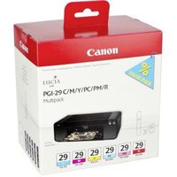 Canon PGI-29 C/M/Y/PC/PM/R inktcartridge 6 stuk(s) Origineel Cyaan, Magenta, Foto cyaan, Foto magenta, Rood, Geel - thumbnail