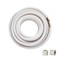 VEVOR 50FT Mini Split Ducting Kit, 1/4 inch en 3/8 inch OD koperen buizen met drievoudige isolatielaag, voor mini-split airconditioners, koelmiddel- of warmtepompunits en HVAC met