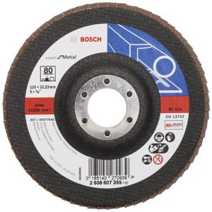 Bosch Accessories 2608607355 X551 Lamellenschijf Diameter 125 mm Boordiameter 22.33 mm Staal 1 stuk(s)