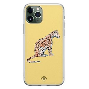 iPhone 11 Pro Max siliconen hoesje - Leo wild
