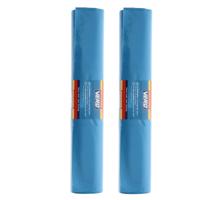 Grote afvalzakken / vuilniszakken van 120 liter - 20x stuks - op rol - blauw