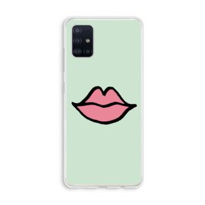 Kusje: Galaxy A51 4G Transparant Hoesje