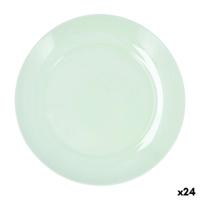 Eetbord Luminarc Apy Paradise Verde Groen Glas Ø 25 cm (24 Stuks)