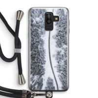 Snøfall: Samsung Galaxy J8 (2018) Transparant Hoesje met koord