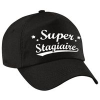 Super stagiaire cadeau pet /cap zwart voor dames   -