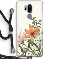 Floral bouquet: LG G7 Thinq Transparant Hoesje met koord