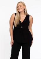 Yoek Top | Zwart | Maat 54/56