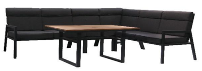 SET stefano HB hoek 6 delig met tafel - Own