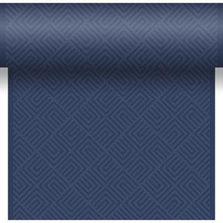 Duni Tafelkleed 3-in-1 mosaic dark blue 40x480 cm