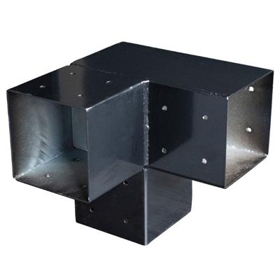 Paalverbinder 3-weg hoek t.b.v. 15 cm paal Tuindeco - Tuindeco