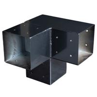 Paalverbinder 3-weg hoek t.b.v. 15 cm paal Tuindeco - Tuindeco