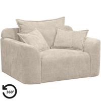 Loveseat Elsa - stof Eden - beige - Leen Bakker